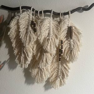 Sold - Ruffled Feathers Macrame